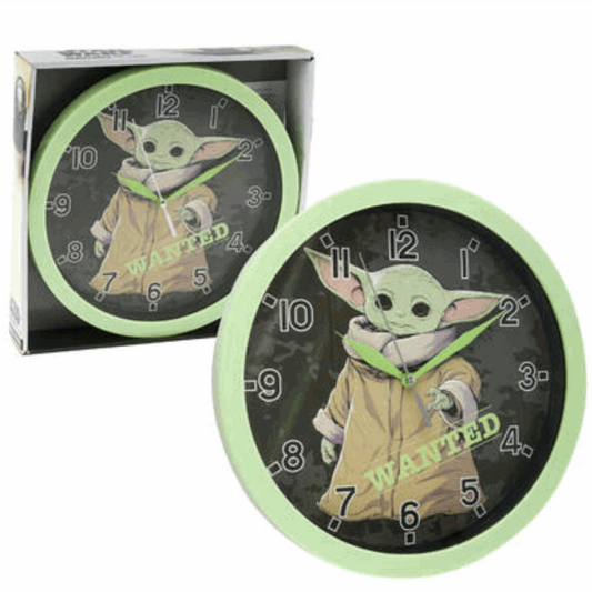 Baby Yoda Wall Clock 10"